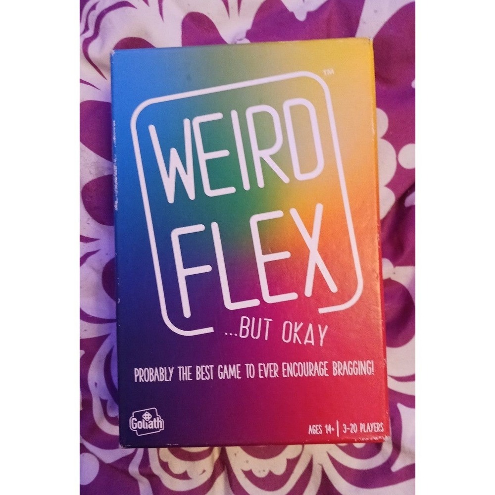 NEW Goliath Weird Flex...But Okay Group Party Card Game, Ages 14+,‎ 3-20 Players